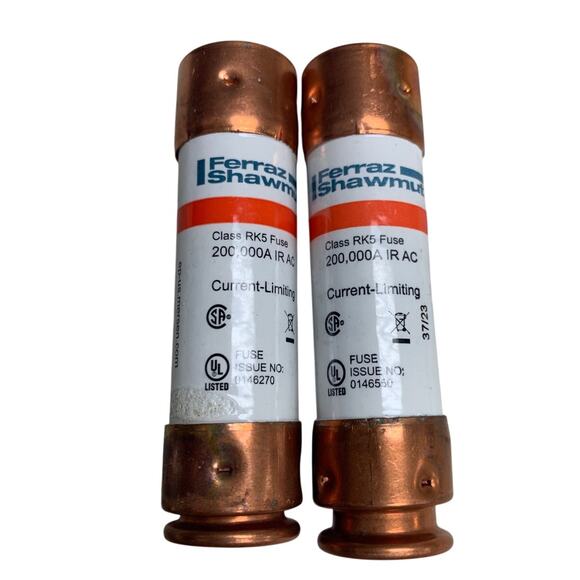 Lot of 2 New Open Box Ferraz Shamut Tri-onic Dual Element TR40R 40A Fuses - Picture 2 of 2